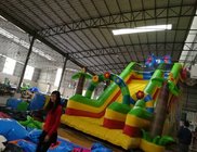 cheap infatable slide with slide/commercial inflatable slide for sale