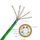 China 23 AWG FTP CAT6A Network Cable with PVC Jacket , High Speed Networking Cable manufacturer