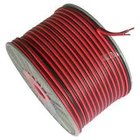 China 100M Roll 2×0.50mm2 Audio Speaker Cable Stranded OFC Conductor Red Black PVC factory