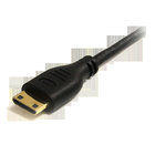 China Insulator Black Pin Gold HDMI Cable Molding PVC 063 45P HDMI 1.4 Cable For TV factory
