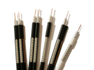 China UL CMR RG59 Coaxial Cable 20AWG CCS with 95% AL Braiding 75 Ohm CATV Cable Black manufacturer