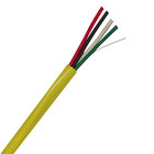 China 20 AWG 2 Core Audio Cable , Stranded Bare Copper UL CMR PVC Speaker Cable Yellow factory
