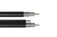 China Black Signal Coaxial Cable / Fiber Trunk Cable Aluminum Tube For Broadband Network manufacturer