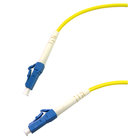 China Singlemode LC to LC Simplex Fiber Optic Patch Cord with 3.0mm Yellow PVC Jacket manufacturer