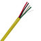 20 AWG 2 Core Audio Cable , Stranded Bare Copper UL CMR PVC Speaker Cable Yellow factory