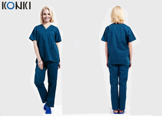 China V Neck Surgical Gown  Medical Scrubs Uniforms For Men And Women supplier
