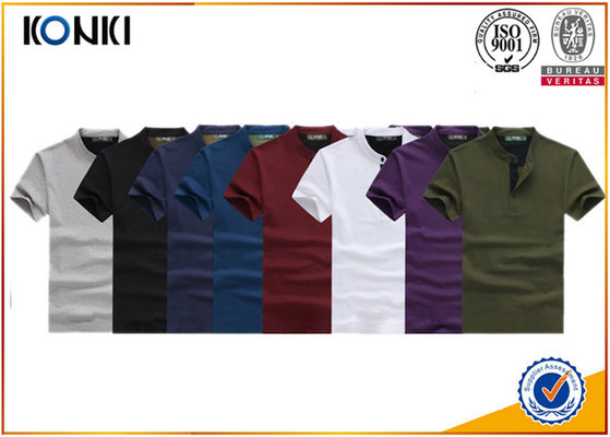 China Knitted Custom Polo Shirt 100% Cotton Polo Shirts 200gsm Fabric Weight for Men supplier