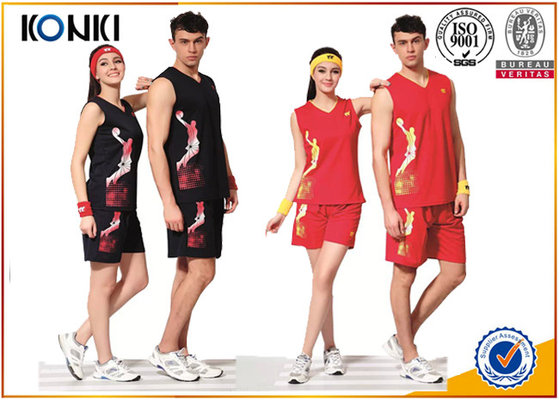 China Basketball Vest / Shorts Custom Sports Uniform Multi Color For Basketball Player supplier