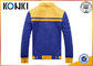 Formal Worker Custom Jackets Blue And Yellow Uniform Fashion Tops supplier