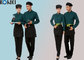 Cool Restaurant Staff Uniforms With Solid Color Long Sleeve Shirt And Pants supplier