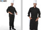 Men Polyester Fabric Kitchen Staff Uniform Chef Working With Hat supplier