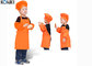 Professional Red Color Custom Kitchen Aprons Cotton Durable Logo Printed supplier