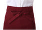 Woven Cotton Cute Cooking Aprons , Short Red Apron For Men And Women supplier