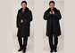 Winter Security Guard Uniform Coat / Wind Resistant Coat With Two Pieces Set supplier