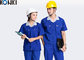 Blue Wear Work Trousers Custom Comfortable Work Uniform For Electrician / Worker supplier