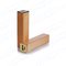 Promotional Gifts Wood Portable Power Bank 2200mA, Engraving Logo Mobile Phone Charger