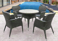 Round Patio Dining Sets Wicker Outdoor Dining Furniture Restaurant Chairs