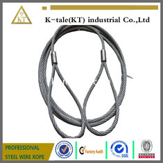 China 7*19 6.0mm Pressed Galvanized Steel Wire Rope Sling supplier