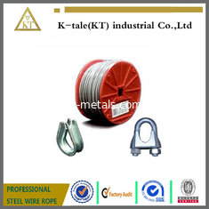 China 6X7+FC, 6X7+IWS Elevator Steel Wire Rope supplier/steel wire rope for left/ wire rope with  metal products supplier