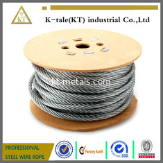 China 8x19S+FC 11mm polished ungalvanized steel wire rope wire cable for elevator lifting supplier