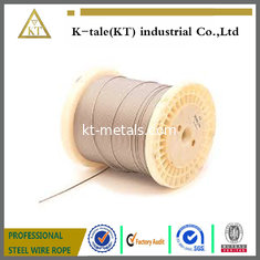 China 1x19 automobile control custom galvanized steel wire cable manufacturer supplier