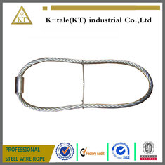 China rigging wire rope sling  stainles steel wire rope sling with ferrule and iron wire made in china supplier