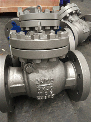 China Casting Steel Swing Type Check Valve DN100 PN40 supplier