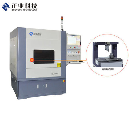 China 3D Precision Fiber Laser Cutting Machine Used for Mobile Phone Key-button / Mobile Receive / Tube supplier
