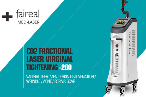 China Portable 15W CO2 Fractional Laser Machine Wrinkle Acne Scar Removal supplier