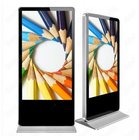 55 inch standing touch lcd advertising display with pc and wifi
