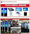 55 inch outdoor floor stand lcd advertising screen with high brightness
