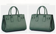 high quality red women genuine leather handbag trendy  tote bag RY-T07