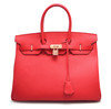 high quality 35cm women light blue Togo leather handbags fashion brand handbags designer handbag H-Y37