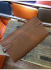 OEM high quality green women soft calfskin purse designer purse passport wallet card wallets LR-W02-23