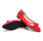Factory direct made women brand shoes flat shoes pointy shoes kidskin foldable shoes priviate label shoes BS-08