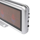 LED Scrolling Text Sign Display Edit by PC/Rechargeable/Mulit-language 550mm Red C16128R
