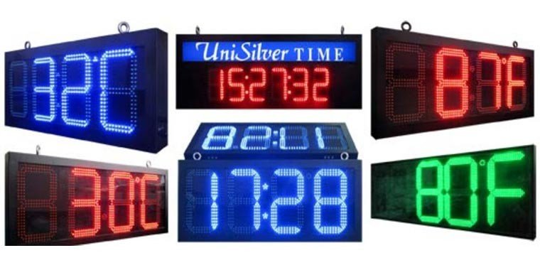LED Time and Temperature Display