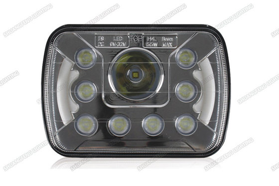 China 7 Inch High Low Beam LED Headlights , Easy Install HID Headlight Replacement supplier