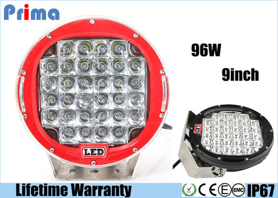 China High Intensity 6000k LED Driving Light For 4 X 4 SUV 4WD Truck 9 Inch 96W Work Light supplier