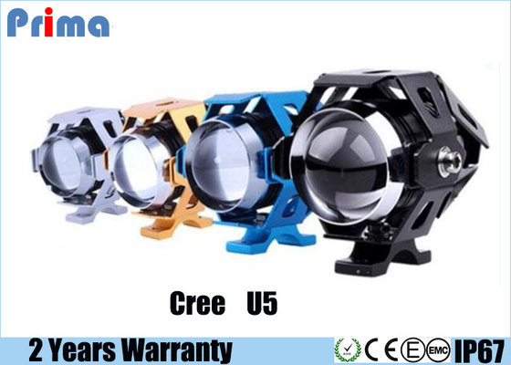 China CREE U5 Motorcycle LED Headlight Transformers Waterproof High Power Spot Light supplier