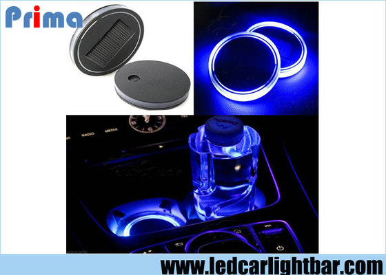 China Solar Energy Car Truck Cup Holder Bottom Pad LED Light Cover Mouldings Trim supplier