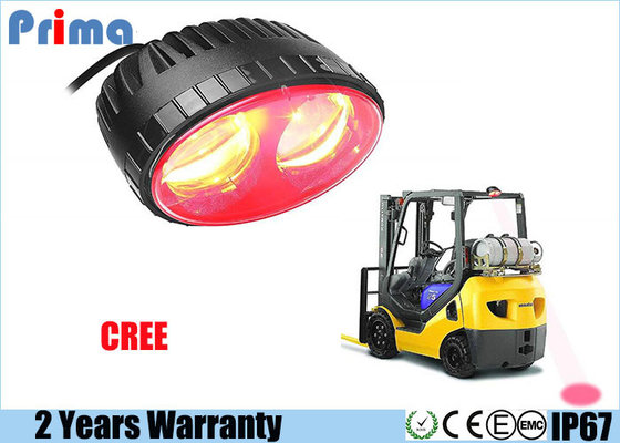 China 8W Cree Forklift Warning Lights Red Spot Beam IP67 Waterproof  650 Lumen supplier