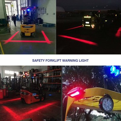 China Red Zone Forklift Danger Zone Warning Light,Forklift Halo Light, Side-Mount Pedestrian Safety light supplier