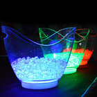 Plastic color changing led ice bucket party cooler from china factory online wholesale