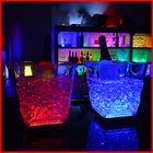 2017 New Design 5L Led ice Wine Beer buckets For Night Bar Pub KTV Use Color Changing 20*20cm
