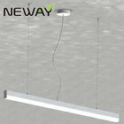 36W 48W 48 Inch LED Linear Suspension Lighting Fixtures Linear 4 Foot LED Pendant Light Fixture LED Suspension Lighting