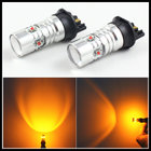 Amber White Canbus PWY24W PW24W LED Bulb for AUDI A3 A4 A5 Q3 for MK7 Golf CC Front LED Turn Signal Lights BM.W F30 DRL