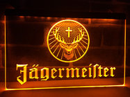 Factory Wholesale Wall-mounted Jagermeister Deer head LED Illuminated Neon Bar Sign Display