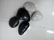 Decorative Black River Stones or Pebbles, White River stones,White&Black Cobble Stone,Pebble,Polished Pebble