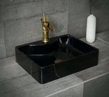 Good Quality Low price Nero Marquina marble bathroom vanity wash basins on sale